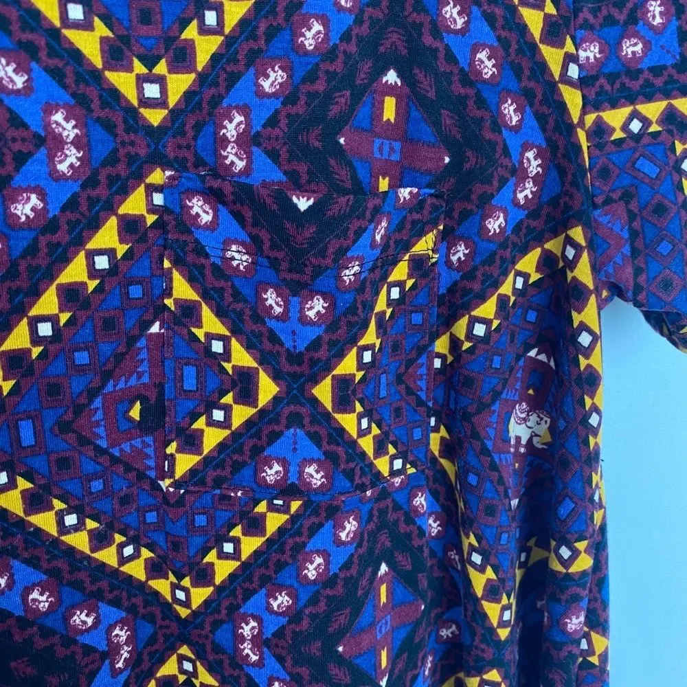 LuLaRoe Carly Dress, Elephant Print‎